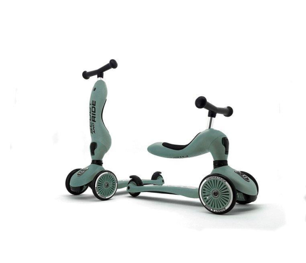 Scoot & Ride Highwaykick 1 Jeździk i hulajnoga 2w1 Forest - 573301 - zdjęcie 5